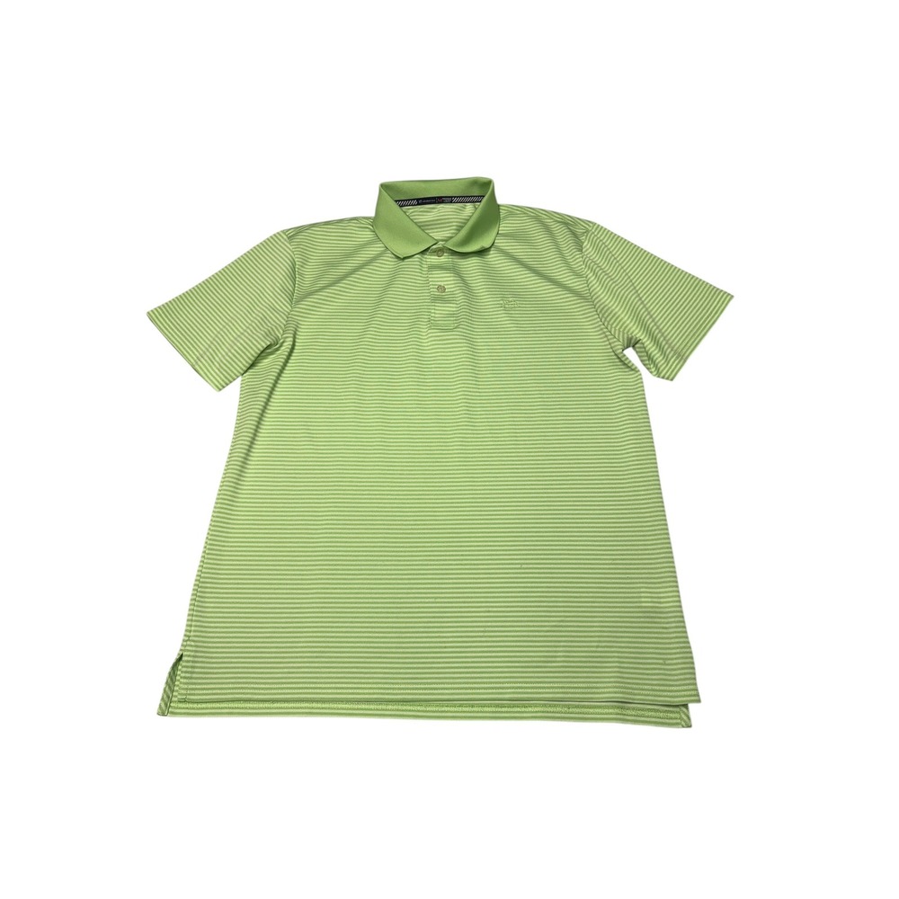 Southern‎ Tide Mens Performance Polo Shirt Green White Stripe Skipjack Size M
